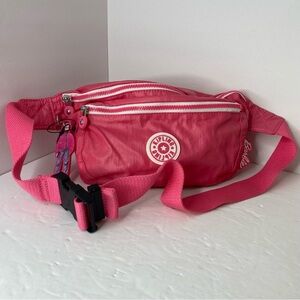 Kipling X Barbie Pink Hiking Waist Fanny Pack With Adjustable Strap